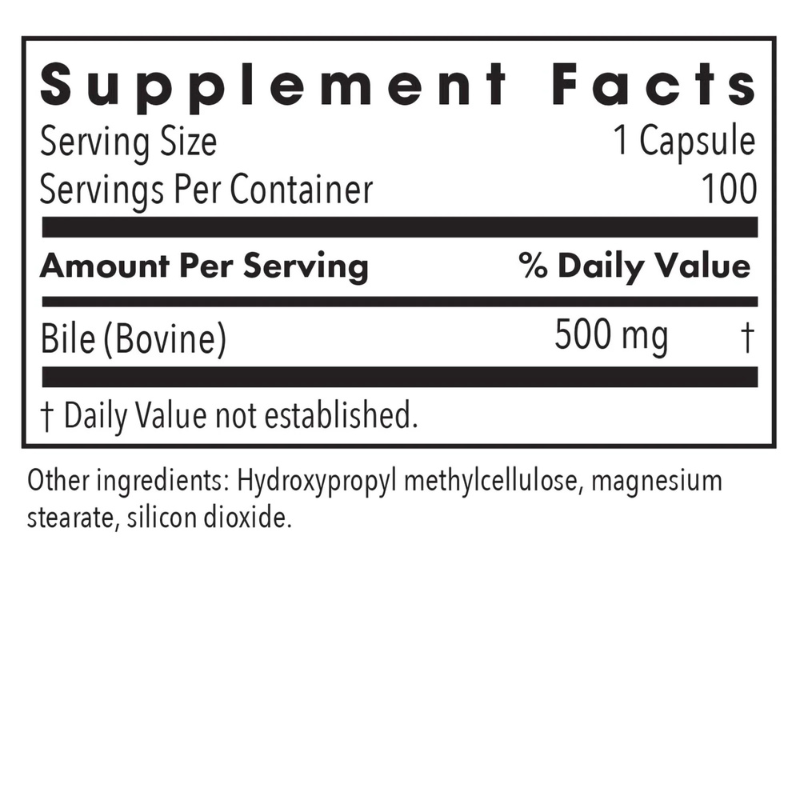 Ox Bile 500mg