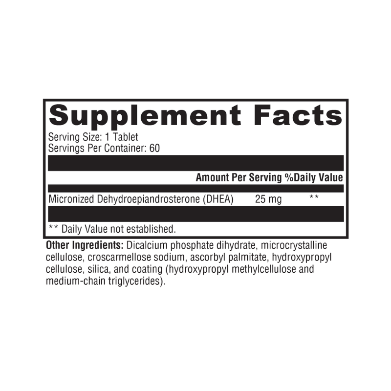 DHEA Micronized 25mg