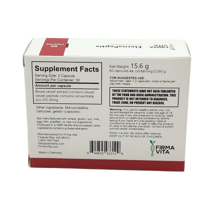 EternaPeptix A-3 Blood Vessel Peptide Bioregulator with Ventfort