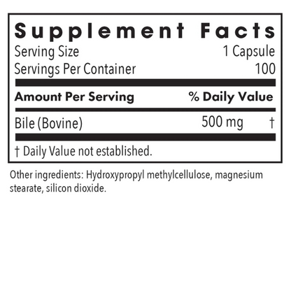 Ox Bile 500mg