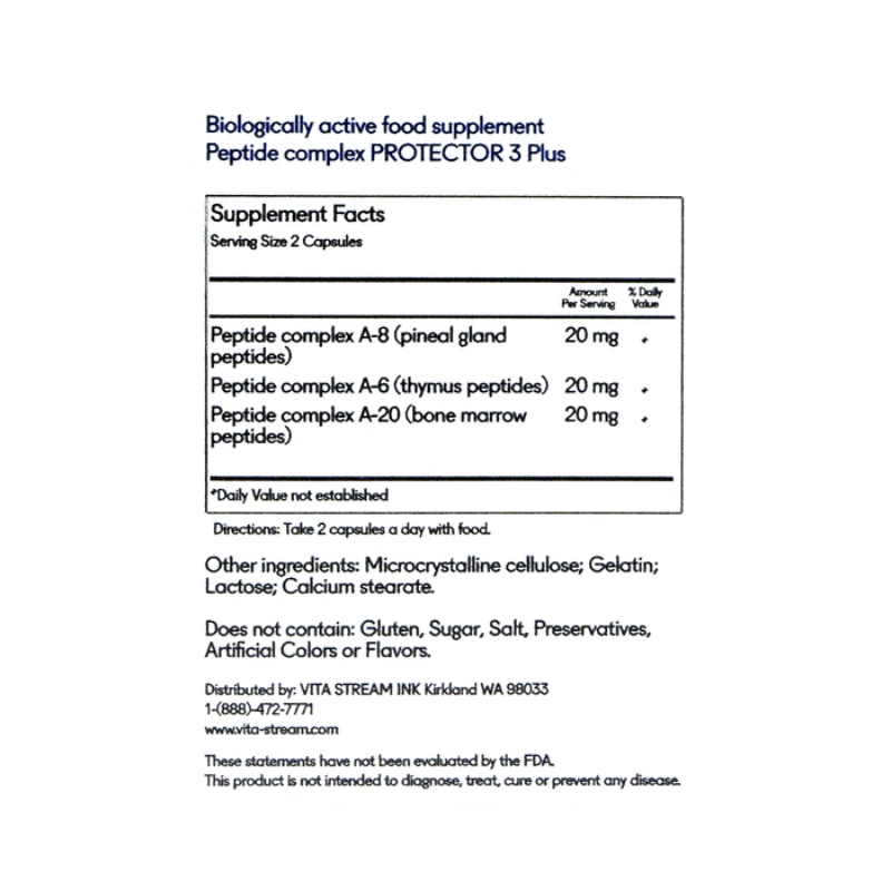 Protector 3 Plus - Immune System Peptide Complex