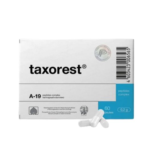 Taxorest - A-19 Lung Peptide Bioregulator - 60 Capsules