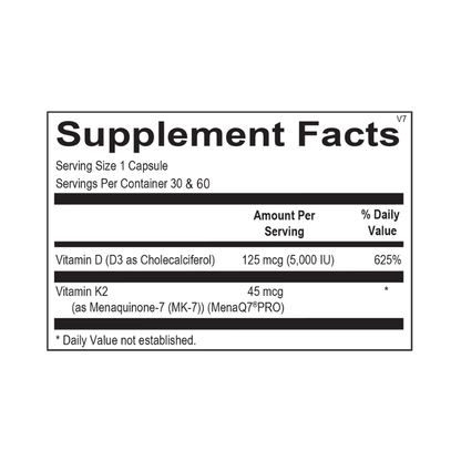 Vitamin K2 with D3